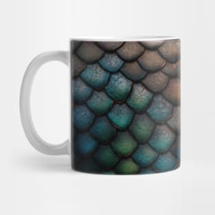 Colorful Dragon Scale Pattern Design Mug